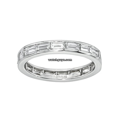 Tiffany & Co. Baguette Eternity Band Platinum