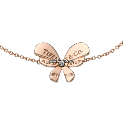 Tiffany & Co. Butterfly Chain Bracelet 18k Rose Gold