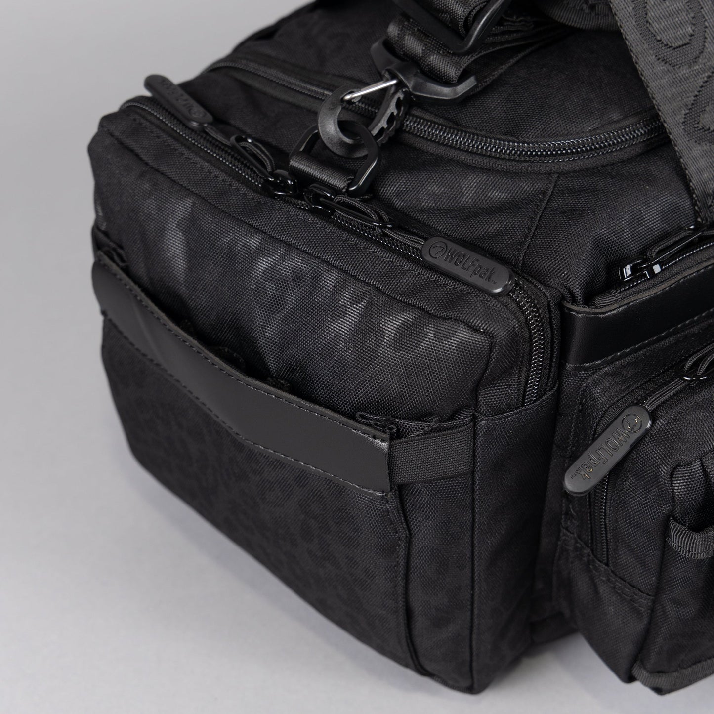 20L Mini Duffle Bag Black Leopard