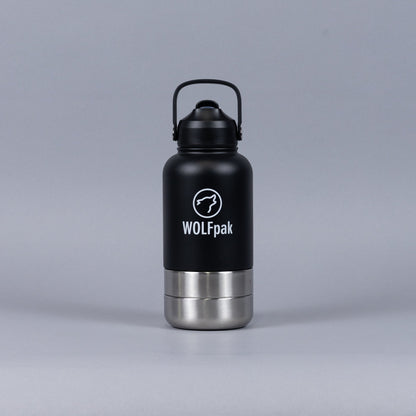 32oz Stainless Steel Insulated Water Bottle with Storage Compartments