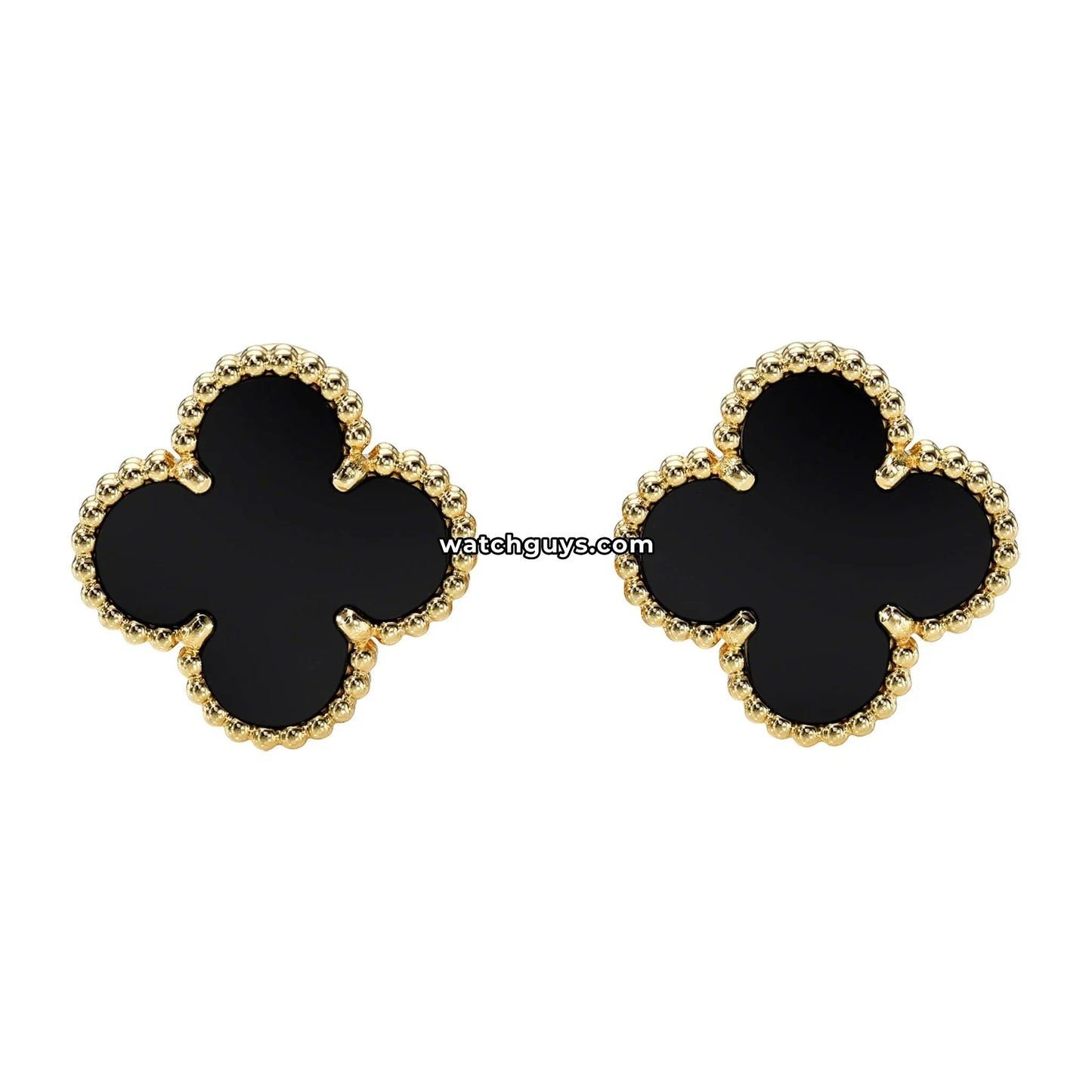 Van Cleef & Arpels Vintage Alhambra Earring Onyx