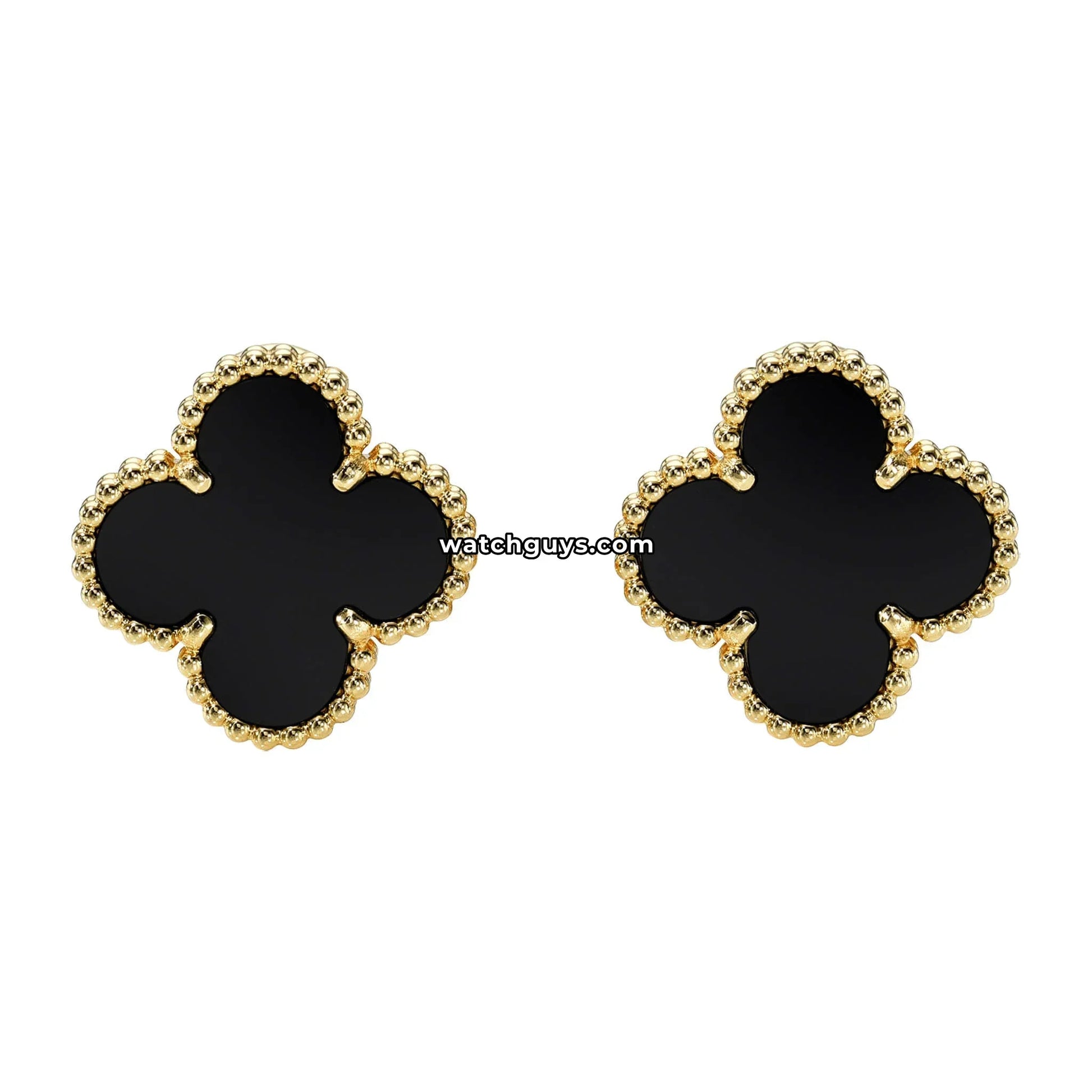 Van Cleef & Arpels Vintage Alhambra Earring Onyx